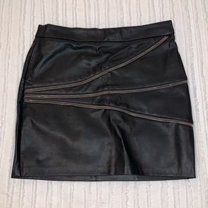 Zara black leather skirt *LIKE NEW*